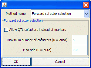 Selecting cofactors